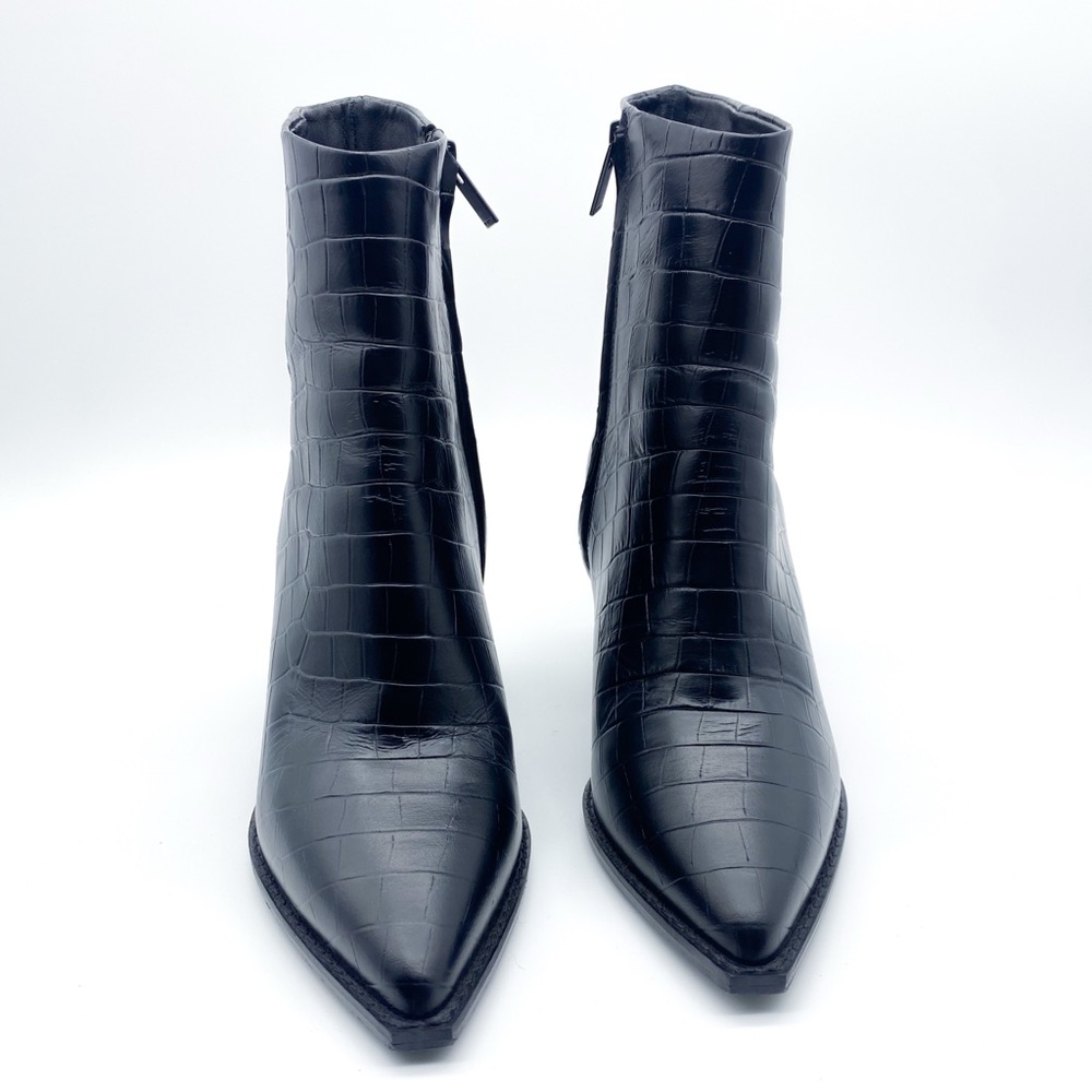 The Kooples Croc Embossed Boots - Picture 2 of 7